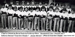 SIDI BEL ABBES ECOLE THIERS 1932 FETES FIN D ANNEE